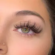Elegant Russian volume lash extensions Orange County - Wispy Russian volume lashes professional salon OC
