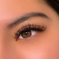 Natural hybrid lash extensions Orange County - Classic volume mix professional lash salon OC
