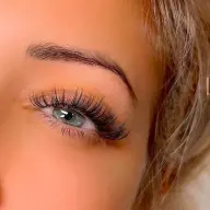 Designer wispy elegant Russian volume lash extensions Orange County - Textured dramatic Russian volume OC salon